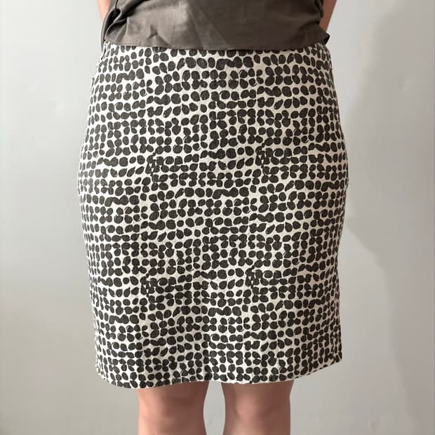 S’ MAXMARA PATTERN MIDI SKIRT