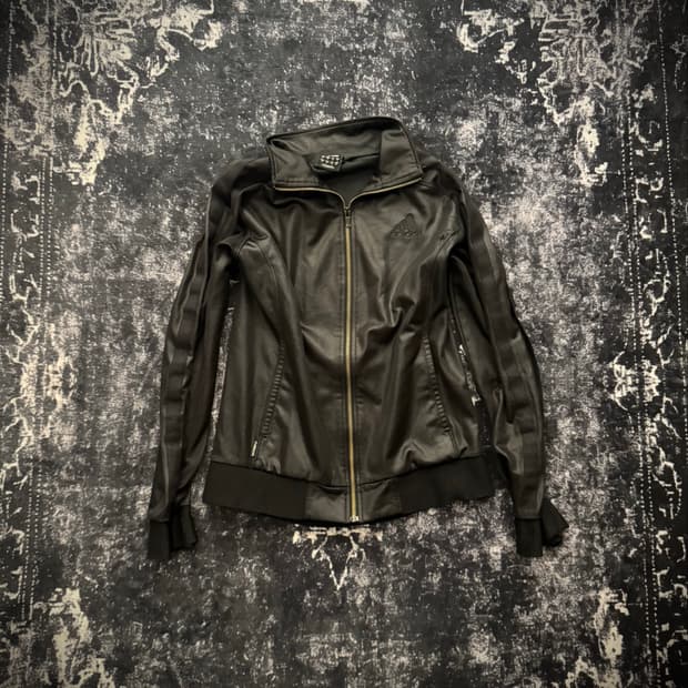 adidas Old school black gold jacket