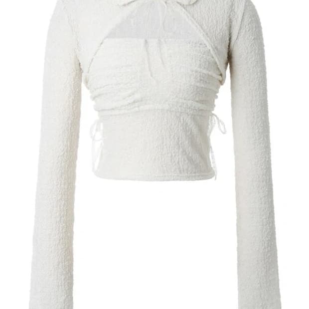 [S] 쓰리타임즈 디어 블라우스 화이트 