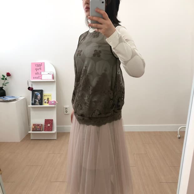 도쿄 상경 소녀 코디 (모리걸 빈티지 레이어드 룩)