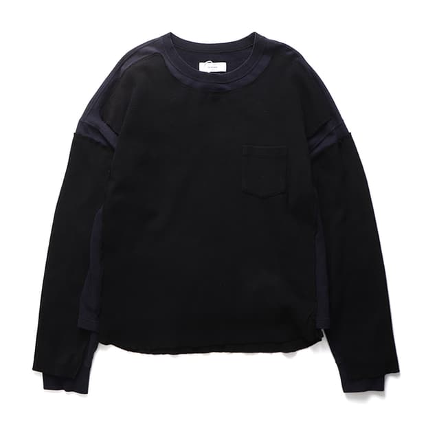 FACETASM Layered Waffle Sweat