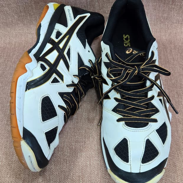 아식스  275mm- 겔 택틱 B504N 배드민턴화  탁구화 인도어