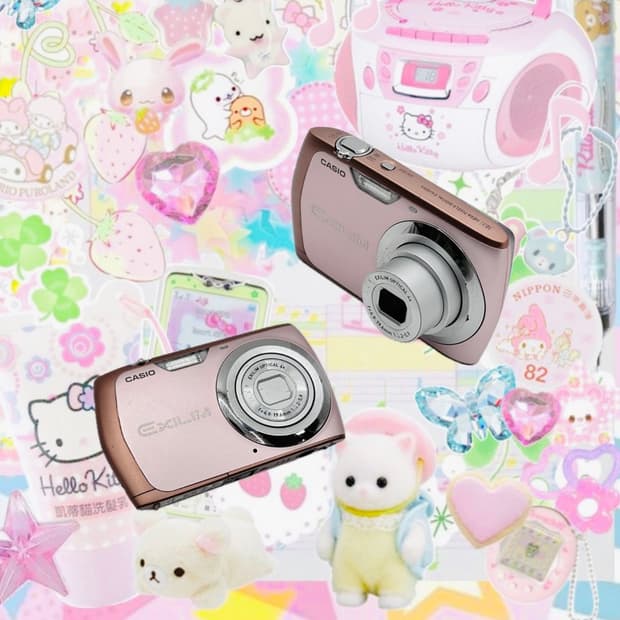 카시오 엑슬림 EX-S8 핑크 디카 디지털 카메라