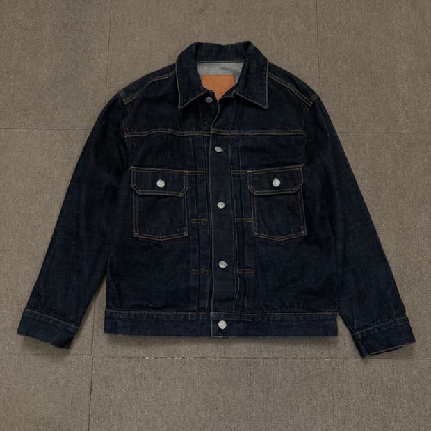아웃스탠딩 셀비지 2세대 데님 트러커 지켓 