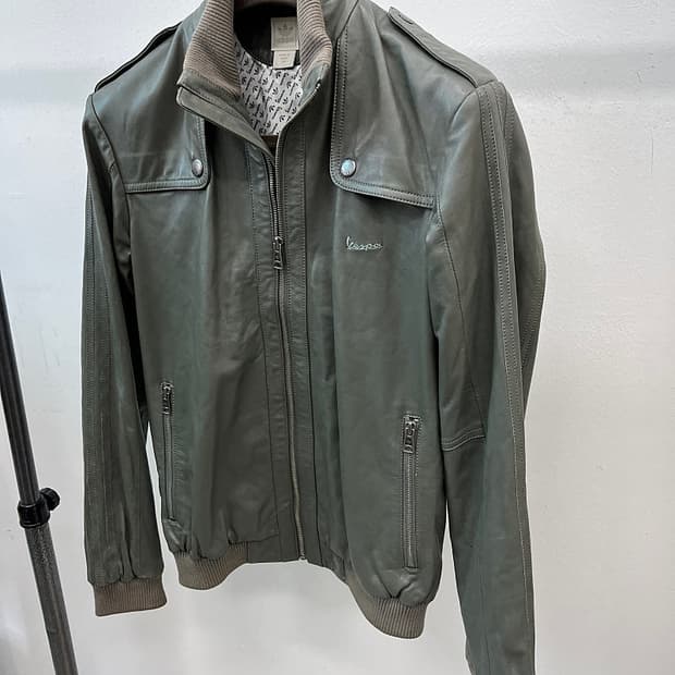95-100) 아디다스 베스파 레더블루종