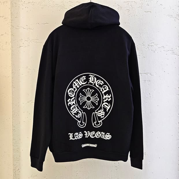 [X] 미사용 크롬하츠 라스베가스 후드집업 블랙 B1213C140