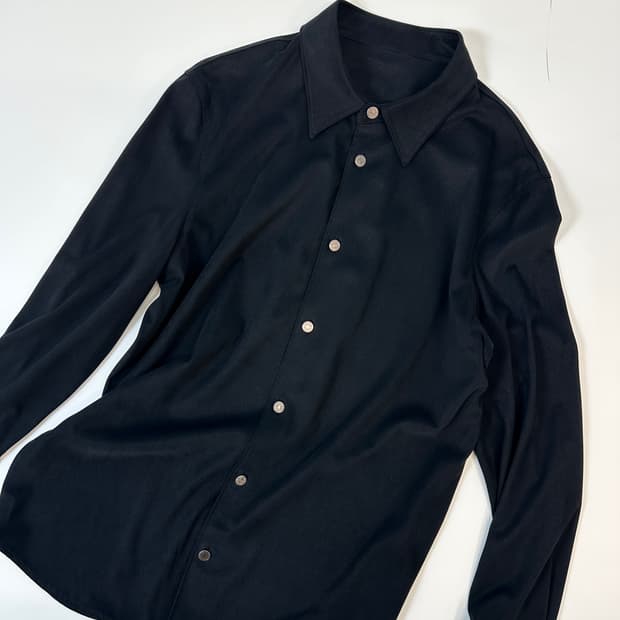 시스템 스웨이드 셔츠 