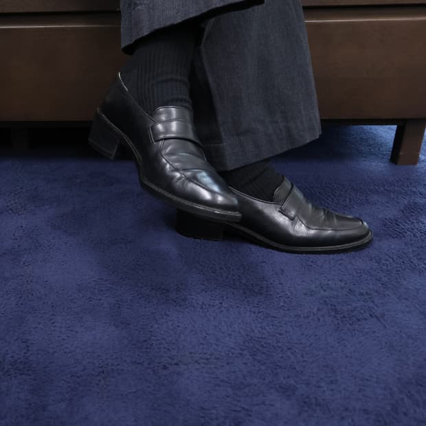 90s Margaret Howell mid heel loafers