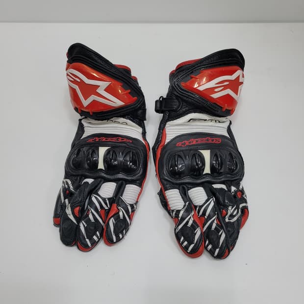 알파인스타 GP PRO 가죽 바이크 롱 글러브 / M
