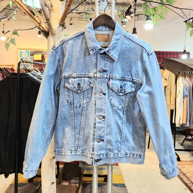 80s 리바이스 미국산 70505-7417 데님 빈티지 자켓