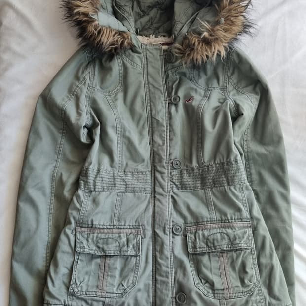 빈티지 홀리스터 y2k 00s 퍼 자켓