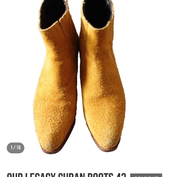 아워레가시 쿠반 스웨이드 부츠