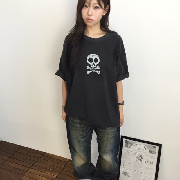 00s Troy Lee Designs Skull Tee