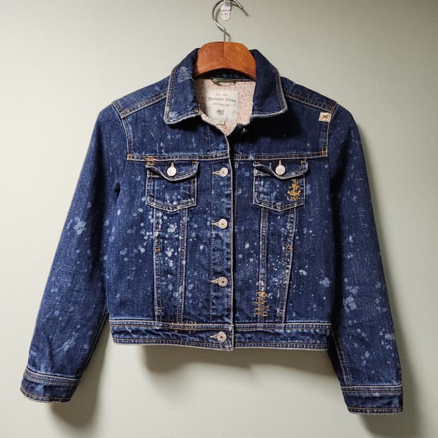 써스데이아일랜드 여성 청자켓 데님 자켓