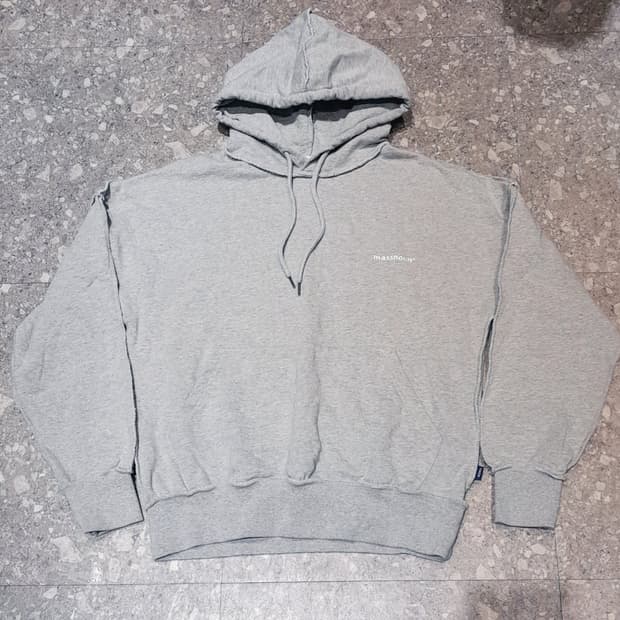 💥매스노운 드롭숄더 후드 그레이 (S)
