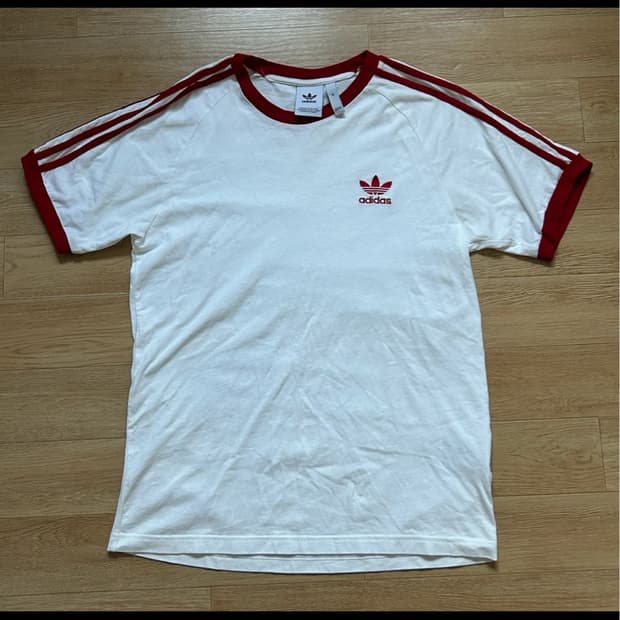 아디다스 3-stripe tee