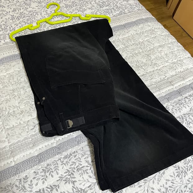 [4] 25SS 폴리테루 코듀로이 원턱 고시마 / Faded Black