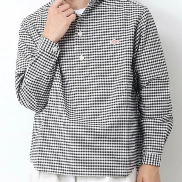 단톤 깅엄 체크 셔츠 36사이즈