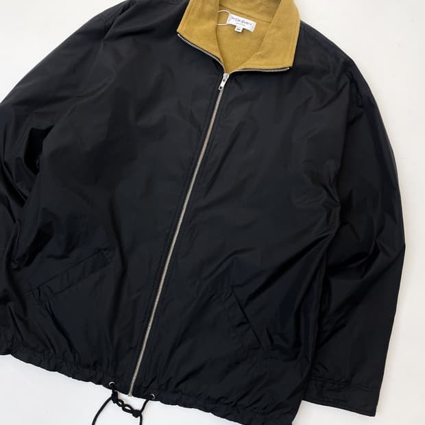 YVES SAINT LAURENT 입생로랑 90s 리플렉티브 로고 플리스 파카