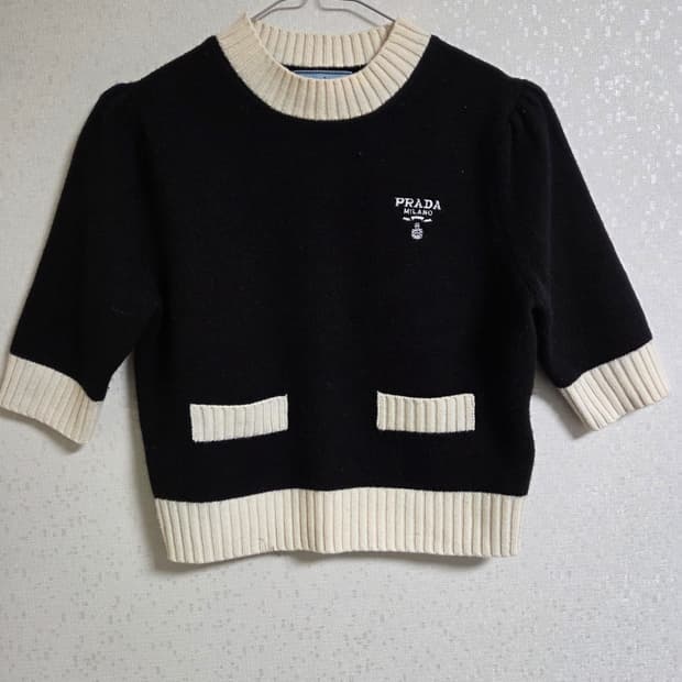 프라다 반팔 니트 티셔츠 