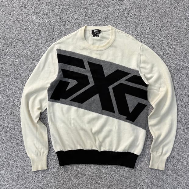 XL PGX 골프 빅로고 니트 긴팔티 0316J