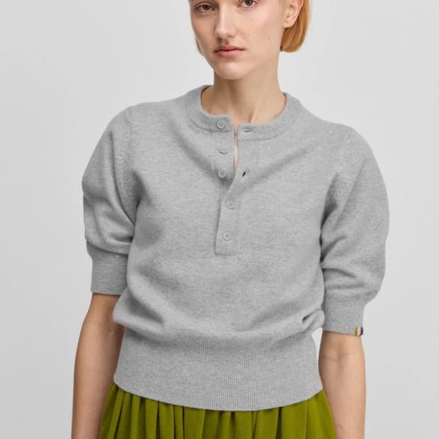 [F]익스트림캐시미어 26ss 미미 니트/그레이