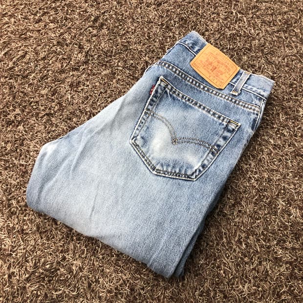 리바이스 505 USA 워싱 데님 팬츠