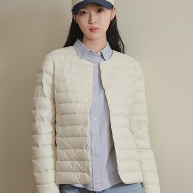 폴햄 오리털 경량패딩 95사이즈 (택있는 새옷)