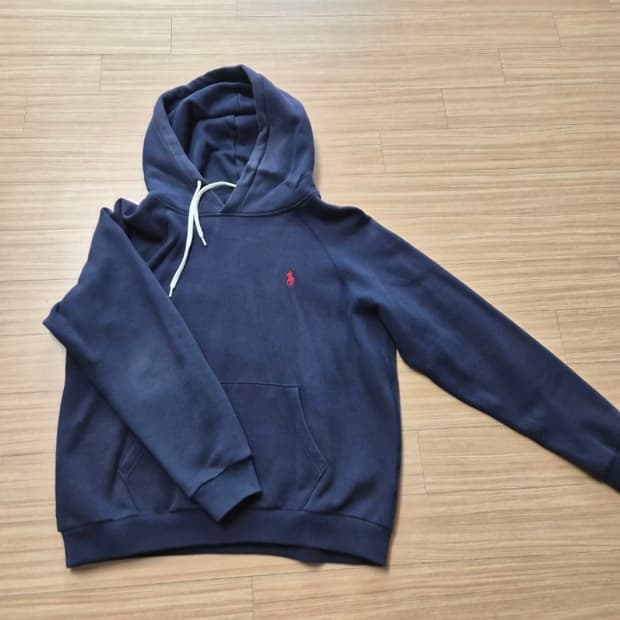 폴로 랄프로렌 네이비 후드티 XL