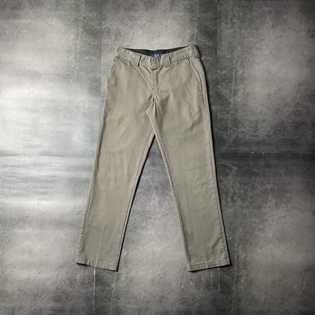 DICKIES 디키즈 빈티지 그레이브라운 코튼 치노 팬츠 A00810