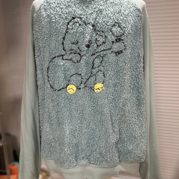 KAPITAL 캐피탈 플러피 스마일 싱잉베어 후디 3