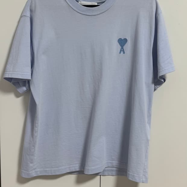 아미 하트로고 오버핏 반팔