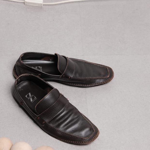 Z ZEGNA square-toe loafers