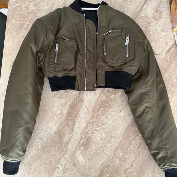 헤론프레스톤 여성 크롭 봄버 xs