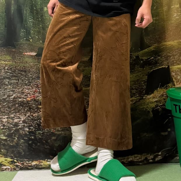 빔즈 벨루어 하카마 팬츠