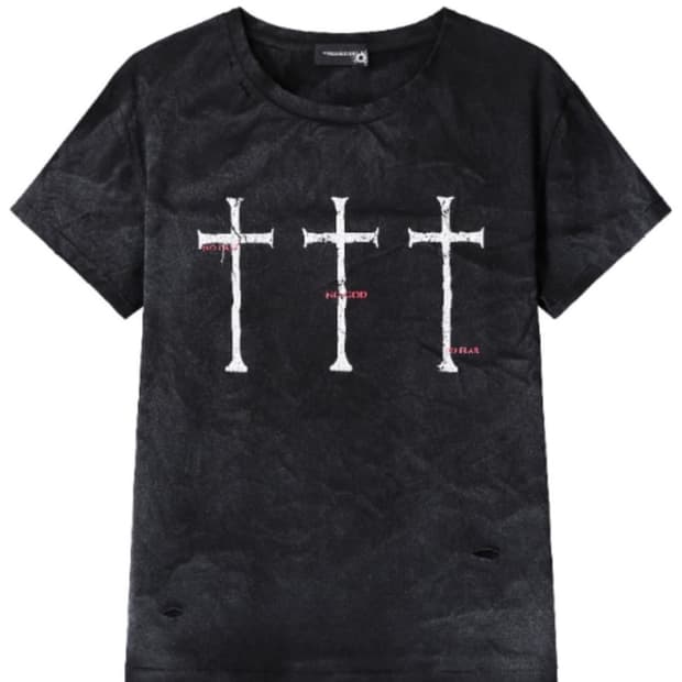 (구매) tornortied Messiah T-Shirt Black 2