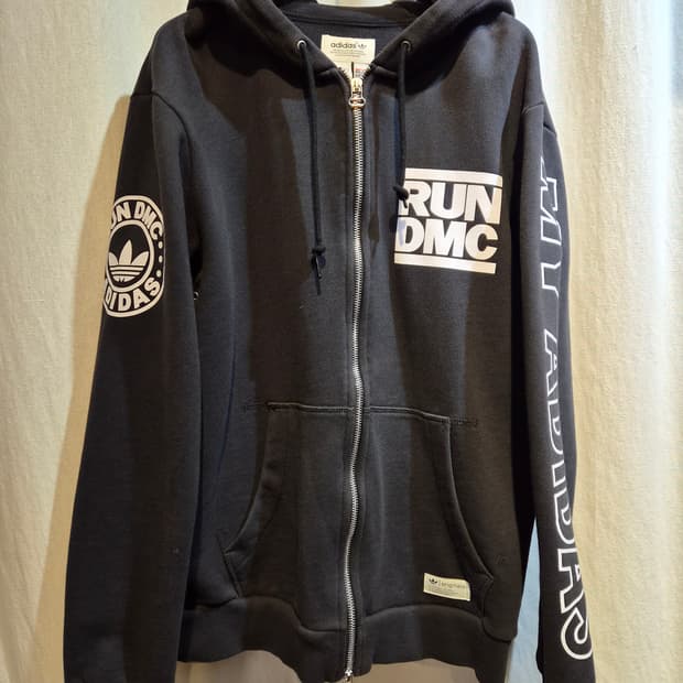 아디다스 런 디엠씨 한정판 후드 집업