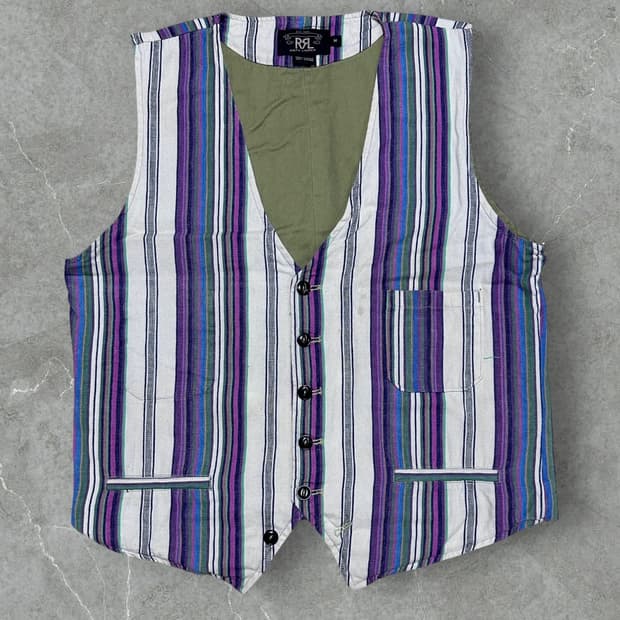 RRL 더블알엘 멀티컬러 베스트 