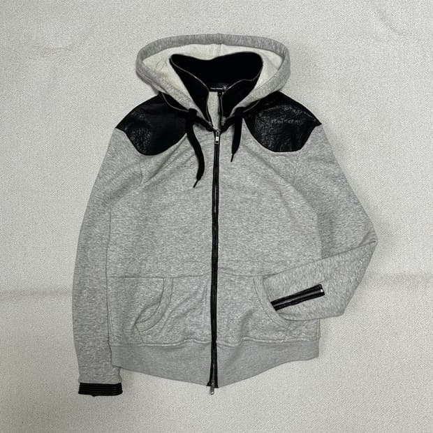 이자벨마랑 레더 후드집업