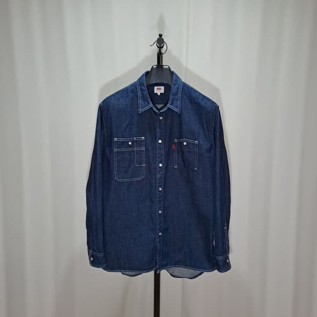 (택포) 리바이스 딥블루 데님 셔츠 B242