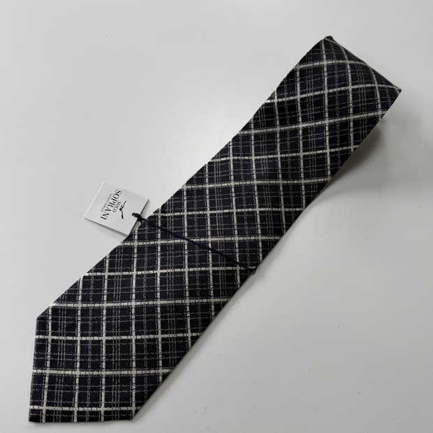 루치아노 소프라니(LUCIANO SOPRANI) 실크 넥타이 9.2cm