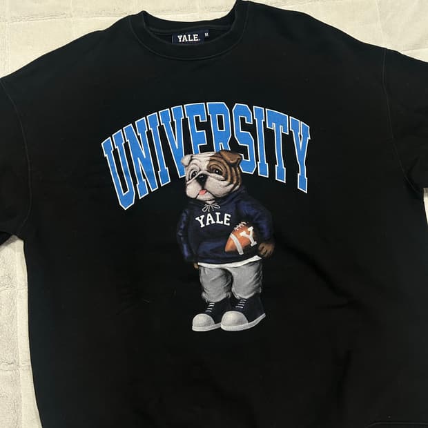 예일 유니버시티 댄 스웨트셔츠_블랙