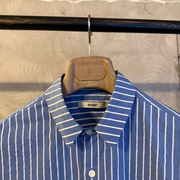 노앙 스트라이프 셔츠 남성100