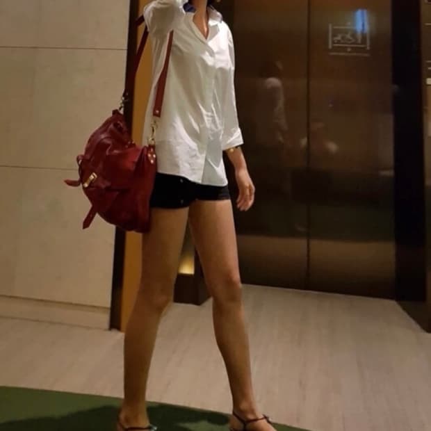 까르뱅화이트셔츠