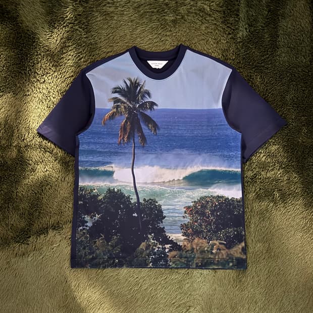 [M] AFTER PRAY 애프터프레이 풀 프린트 메쉬 레이어 티셔츠