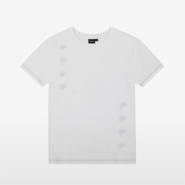 아캄 Cracked Sun Half Top (White)