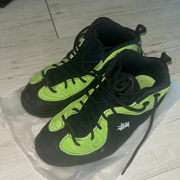 나이키 스투시 에어패니2 그린