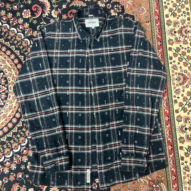 [L] 칼하트 wip 체크셔츠