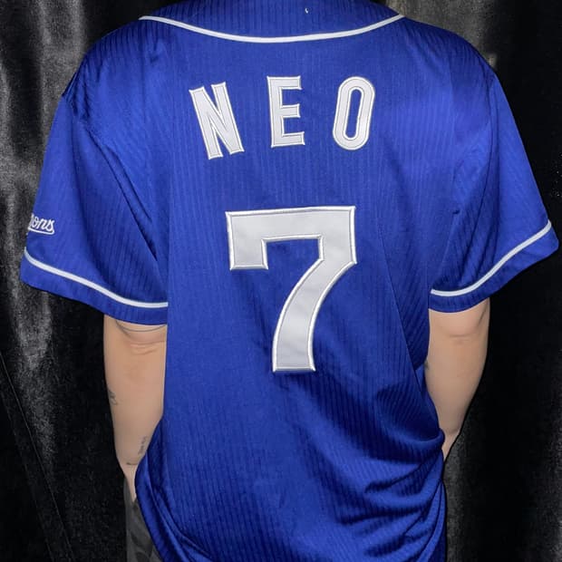 네오 NEO No.7 야구 유니폼 블루