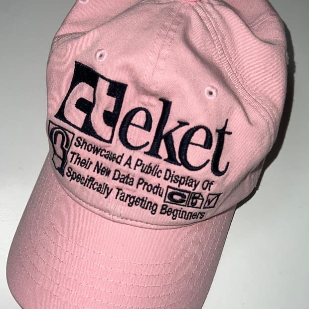 테켓 플랜캡 핑크 